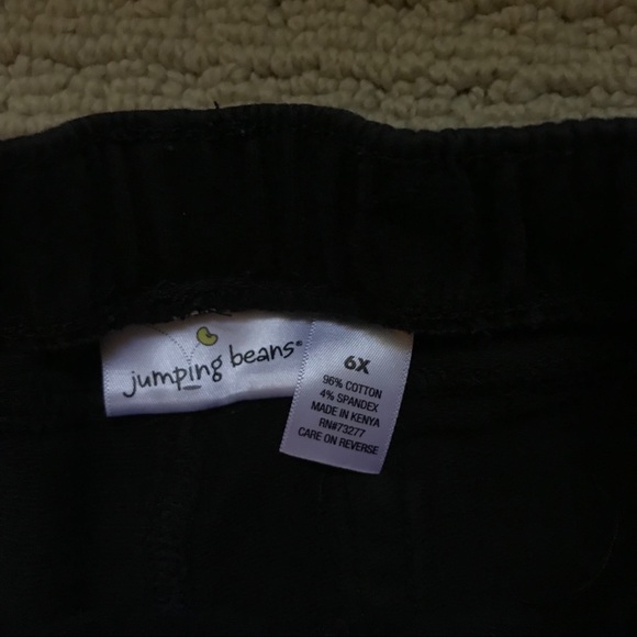 EUC! Girls Black Leggings - Picture 3 of 3